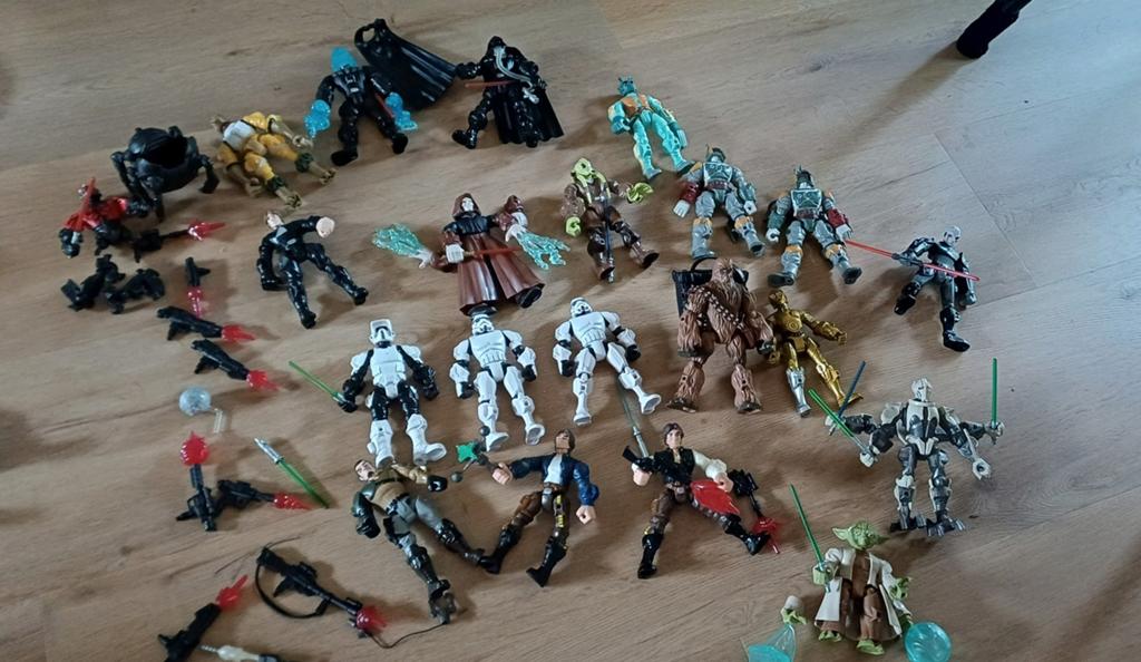 Hasbro Hero Mashers-actiefiguren star wars en marvel 27stuks, Ophalen
