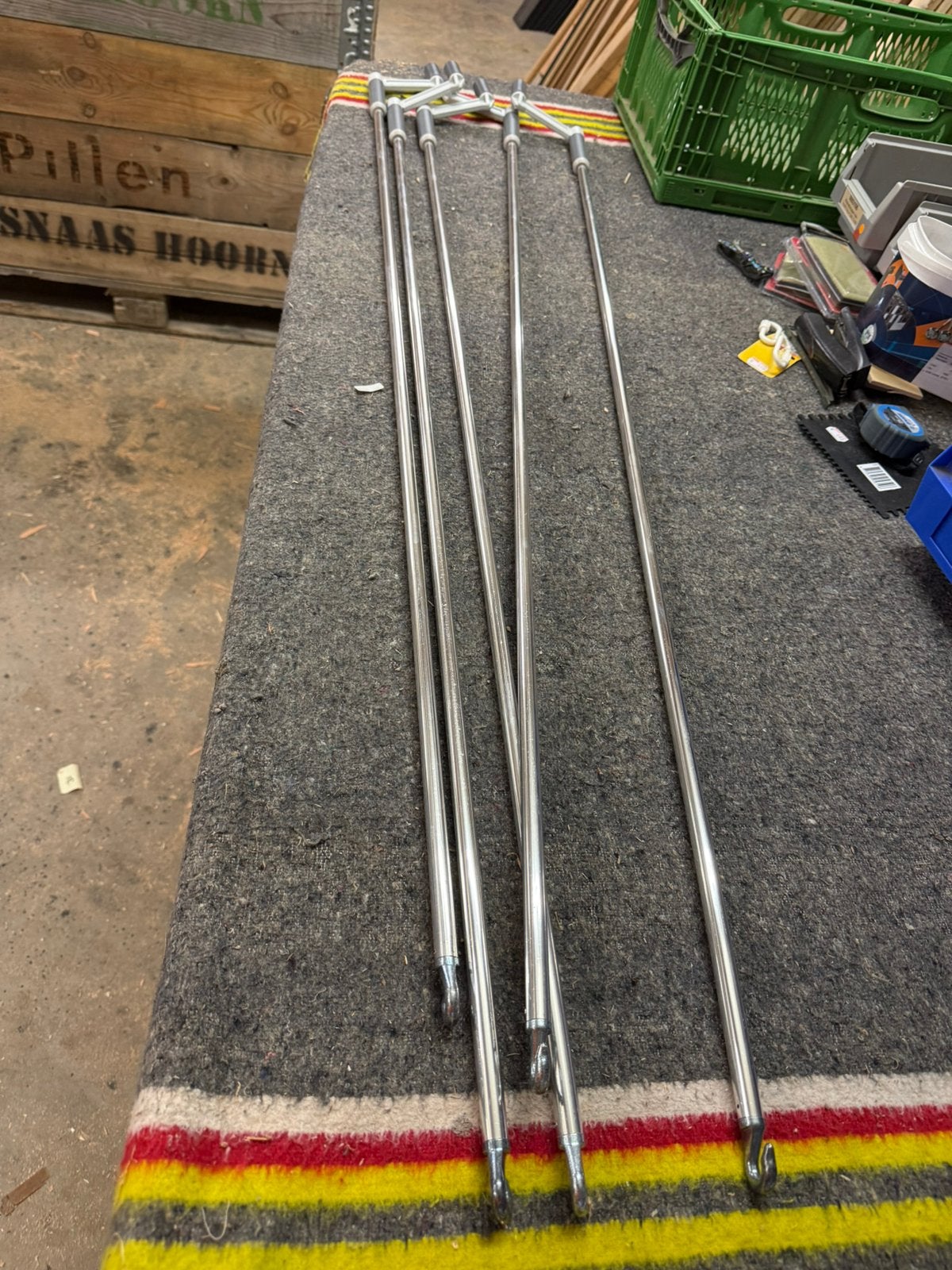 Draaistang slingerstang Heycop Exter-154 Slinger met haak, Ophalen, Nieuw, A, Knikarmscherm