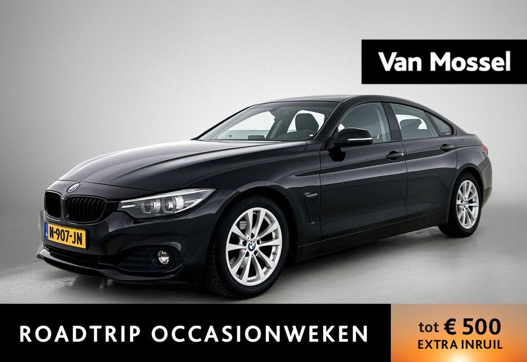 BMW 4-serie Gran Coupé 420i Executive | Automaat | Navigati, Auto's, BMW, Automaat, Gebruikt, 4 cilinders, Zwart