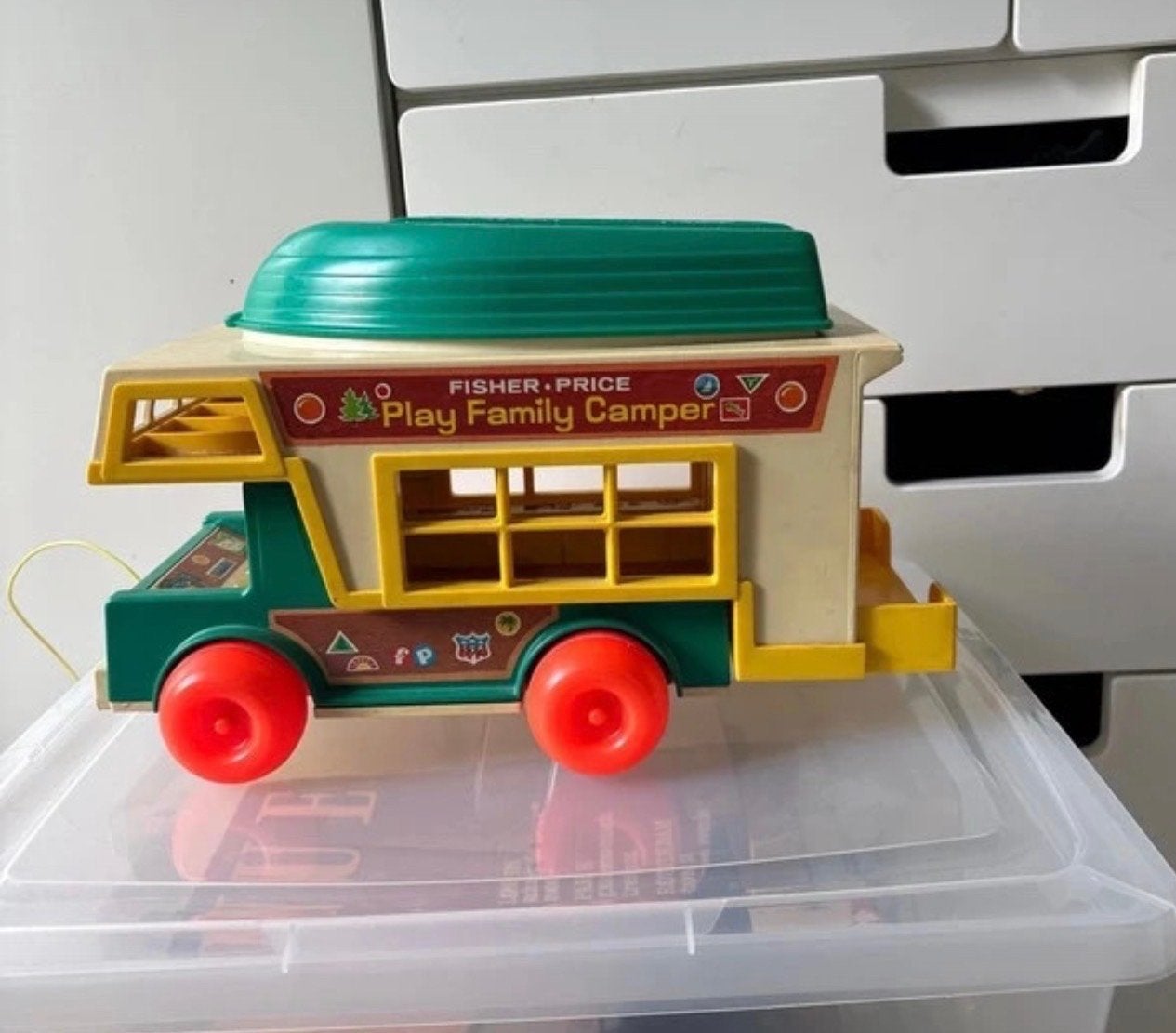 Fisher Price Play Family Camper, Ophalen of Verzenden, Gebruikt, Speelset