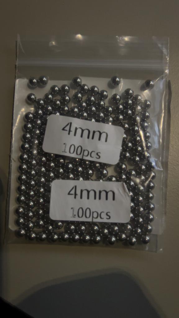 4mm stalen balletjes - 200 stuks, Ophalen of Verzenden, Nieuw