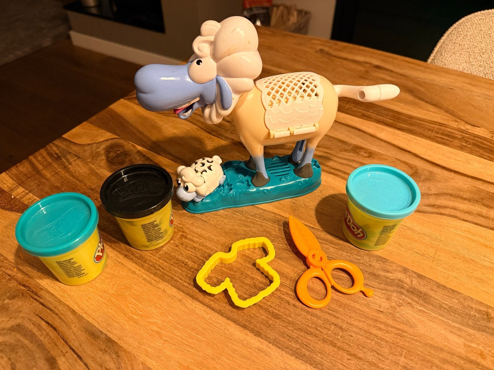Play-Doh Schaap Scheerset - Klei en Accessoires, Ophalen of Verzenden, Gebruikt, Knutselen