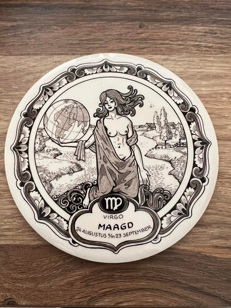 Maagd tegel johnson england schoonhoven, Ophalen of Verzenden