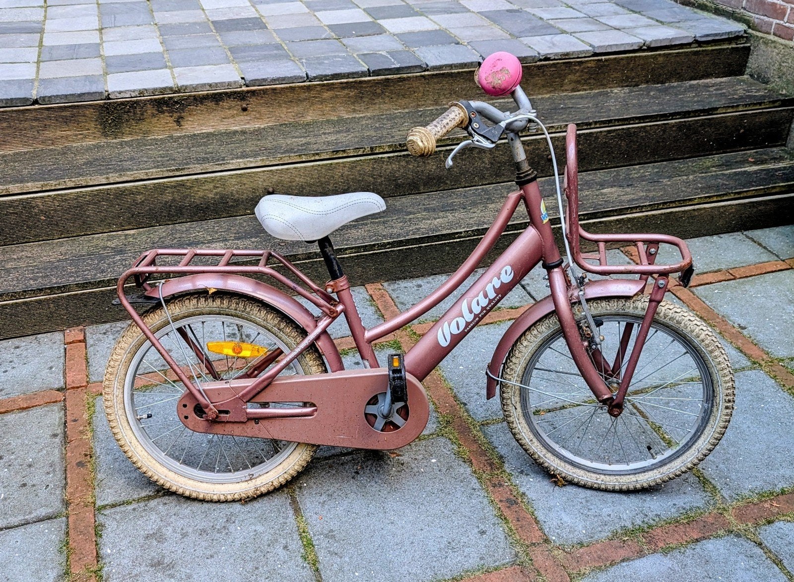 Volare kinderfiets 16 inch voor 6-8 jaar, Fietsen en Brommers, Fietsen | Kinderfietsjes, Ophalen, Velgrem, Volare, 16 tot 20 inch