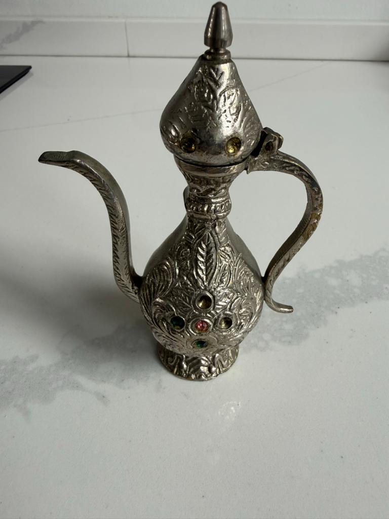 Decoratieve Oosterse Theepot met Edelstenen, Ophalen of Verzenden
