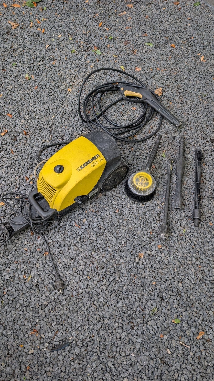 Karcher 450 M hogedrukreiniger met accessoires, Ophalen of Verzenden, Gebruikt, Elektrisch, Karcher