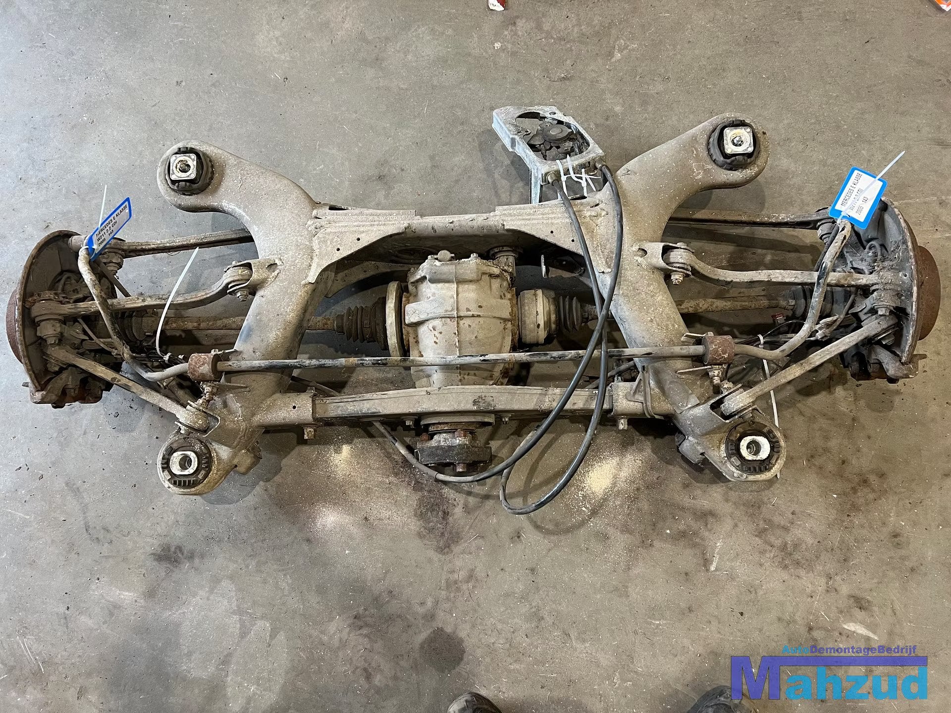 MERCEDES E KLASSE W211 Achteras compleet, Gebruikt, Mercedes-Benz AG, Mercedes-Benz, Ophalen of Verzenden