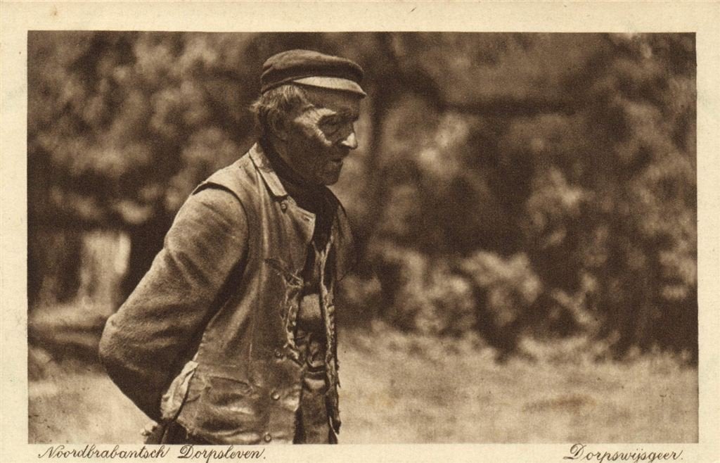 Noordbrabantsch Dorpsleven. - Dorpswijsgeer. - 1916 - ongelo, Ophalen of Verzenden, Voor 1920, Ongelopen, Noord-Brabant