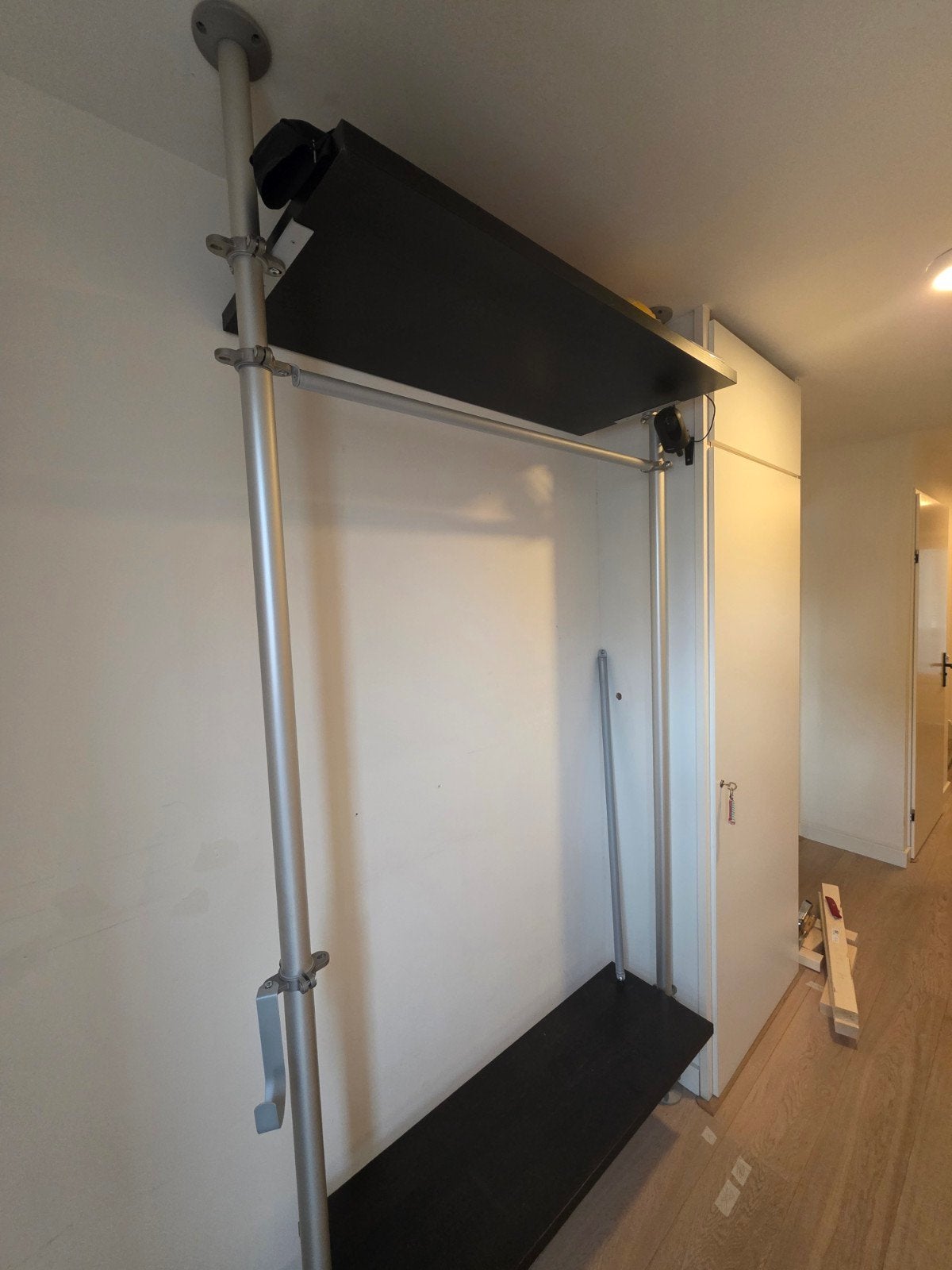 Ikea Stolmen garderobe, kledingrek, Huis en Inrichting, Gebruikt, 100 tot 150 cm, 200 cm of meer, Met plank(en)