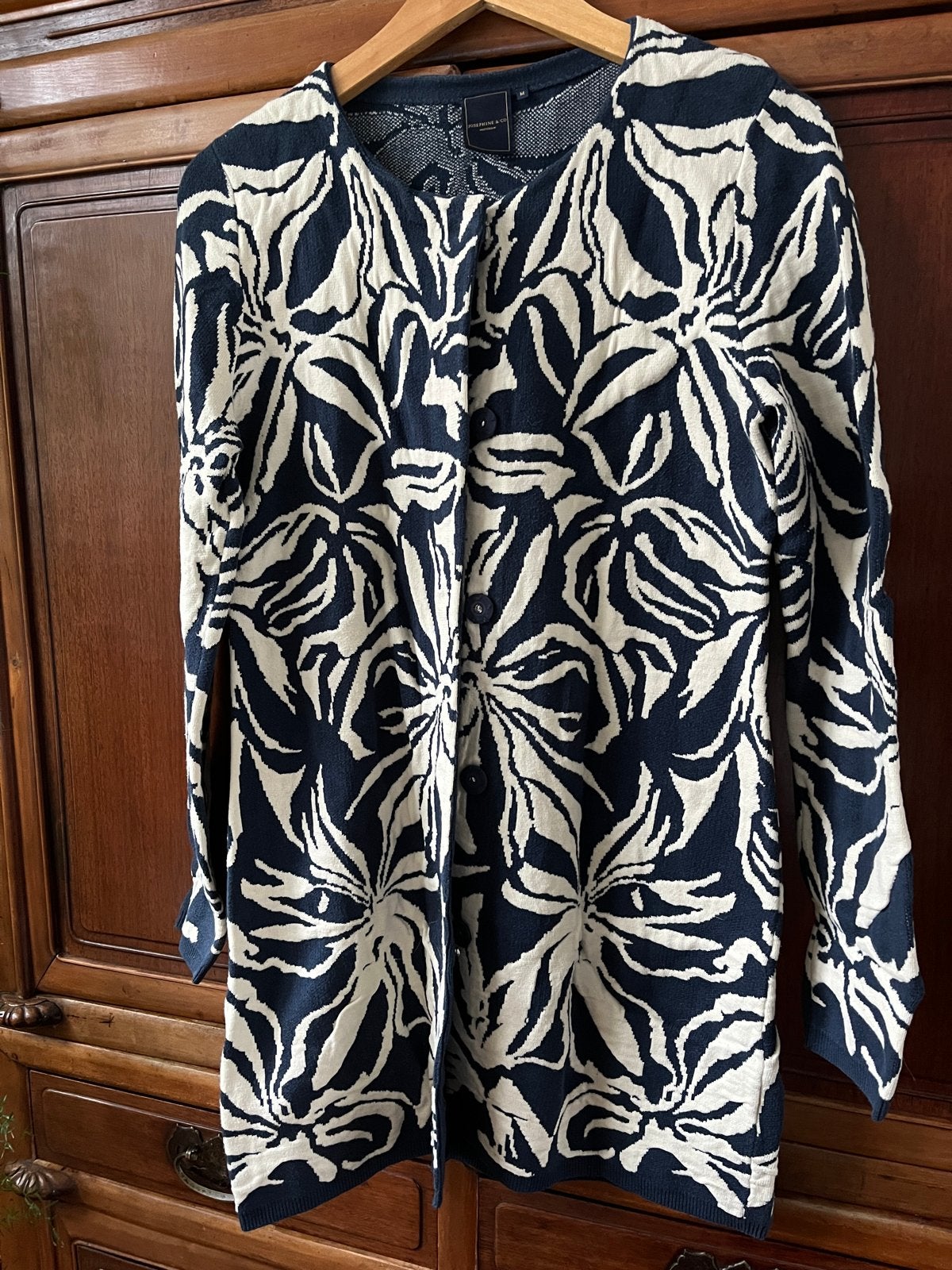 Josephine&co katoenen vest met bloemenprint, maat M, Kleding | Dames, Truien en Vesten, Ophalen of Verzenden, Gedragen, Maat 38/40 (M)