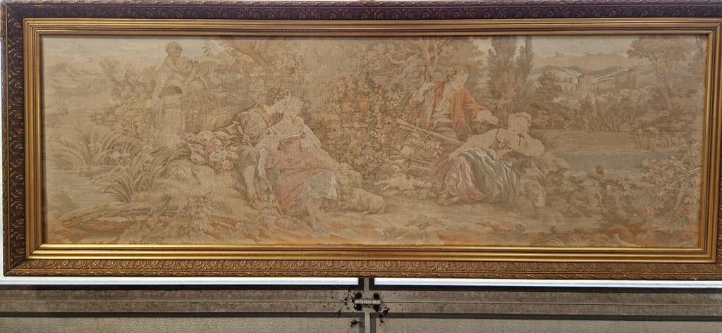 Schilderij gobelin 160x60cm  bieden, Ophalen of Verzenden