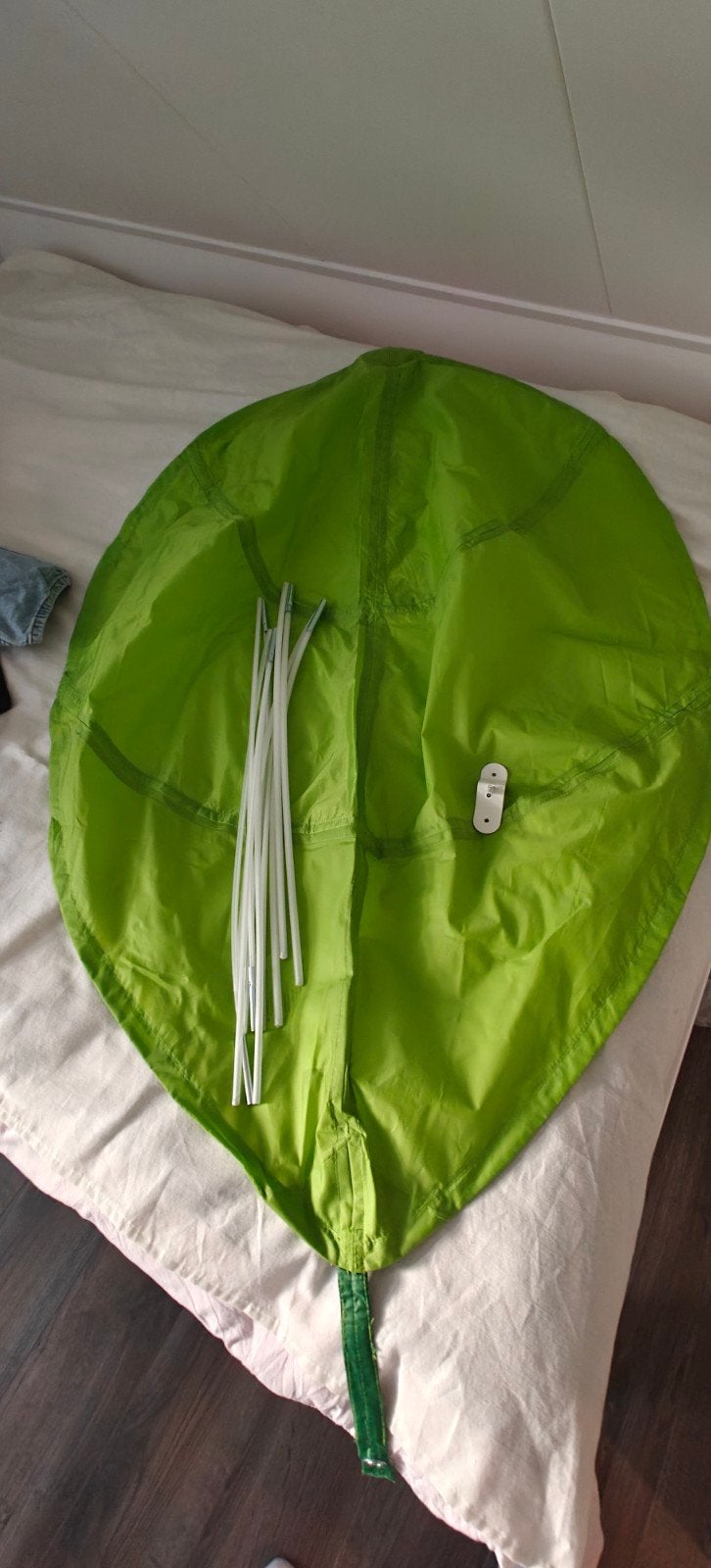 IKEA Bedhemel Blad Lova voor Kinderkamer - Zo goed als nieuw, Groen, Overige typen, Ophalen of Verzenden, Zo goed als nieuw