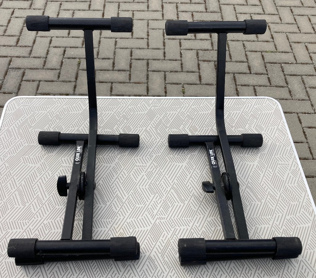 2x Quik Lok standaard - voor Keyboard/Gitaar versterker, Ophalen, Gebruikt, Instrumentstandaard, Speaker