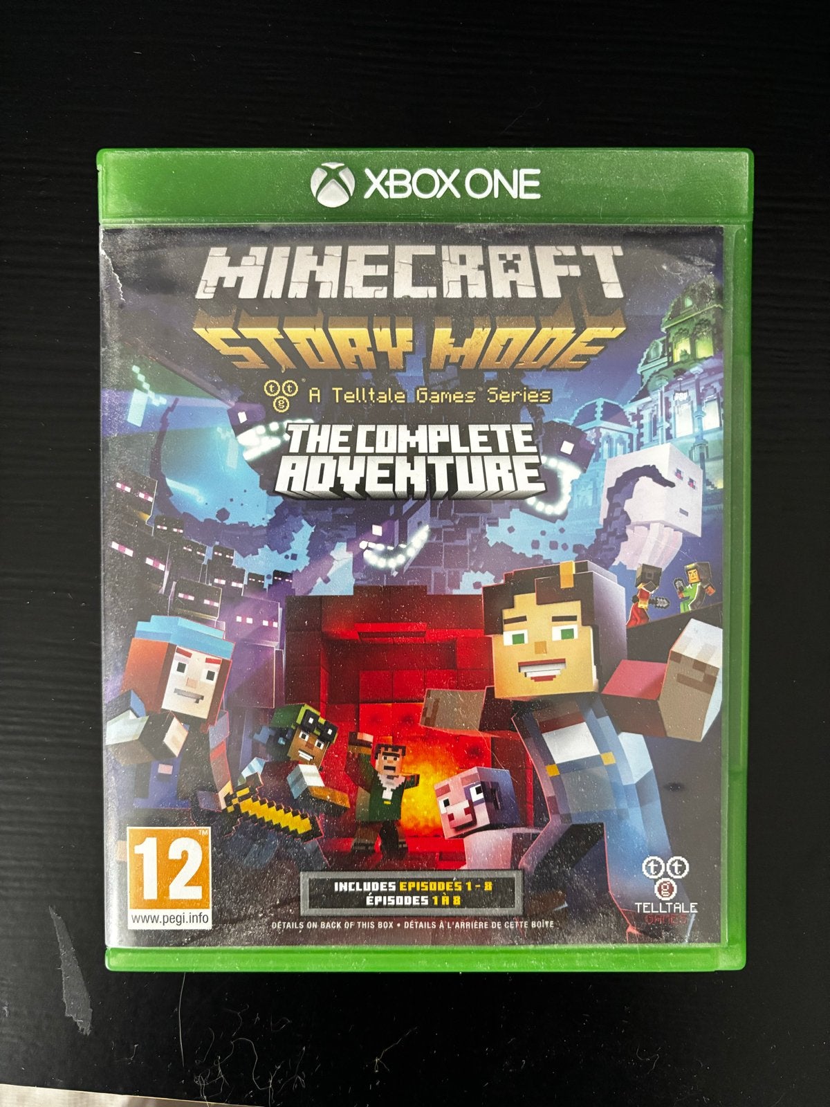 Minecraft Story Mode: The Complete Adventure Xbox One, Avontuur en Actie, Gebruikt, 1 speler, Ophalen of Verzenden
