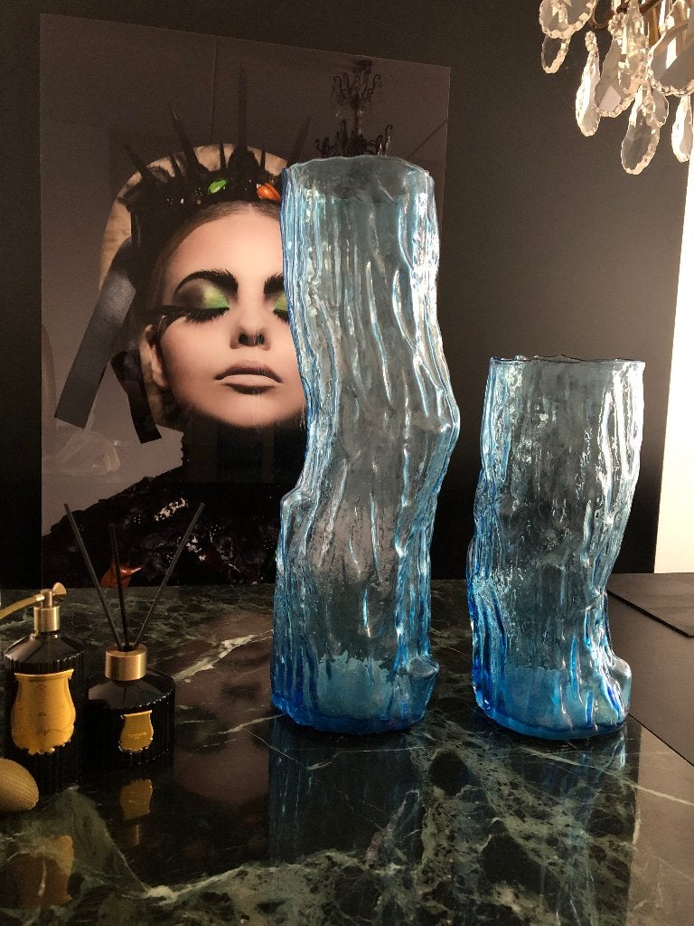 Pols Potten boomstam vazen groot nieuw, Ophalen, Nieuw, Glas, 62 cm