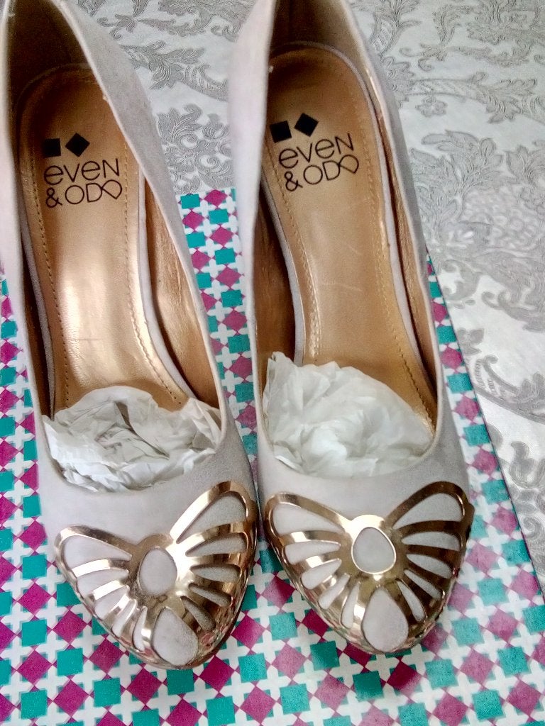 Even Odd pumps, Pumps, Verzenden, Beige, Nieuw