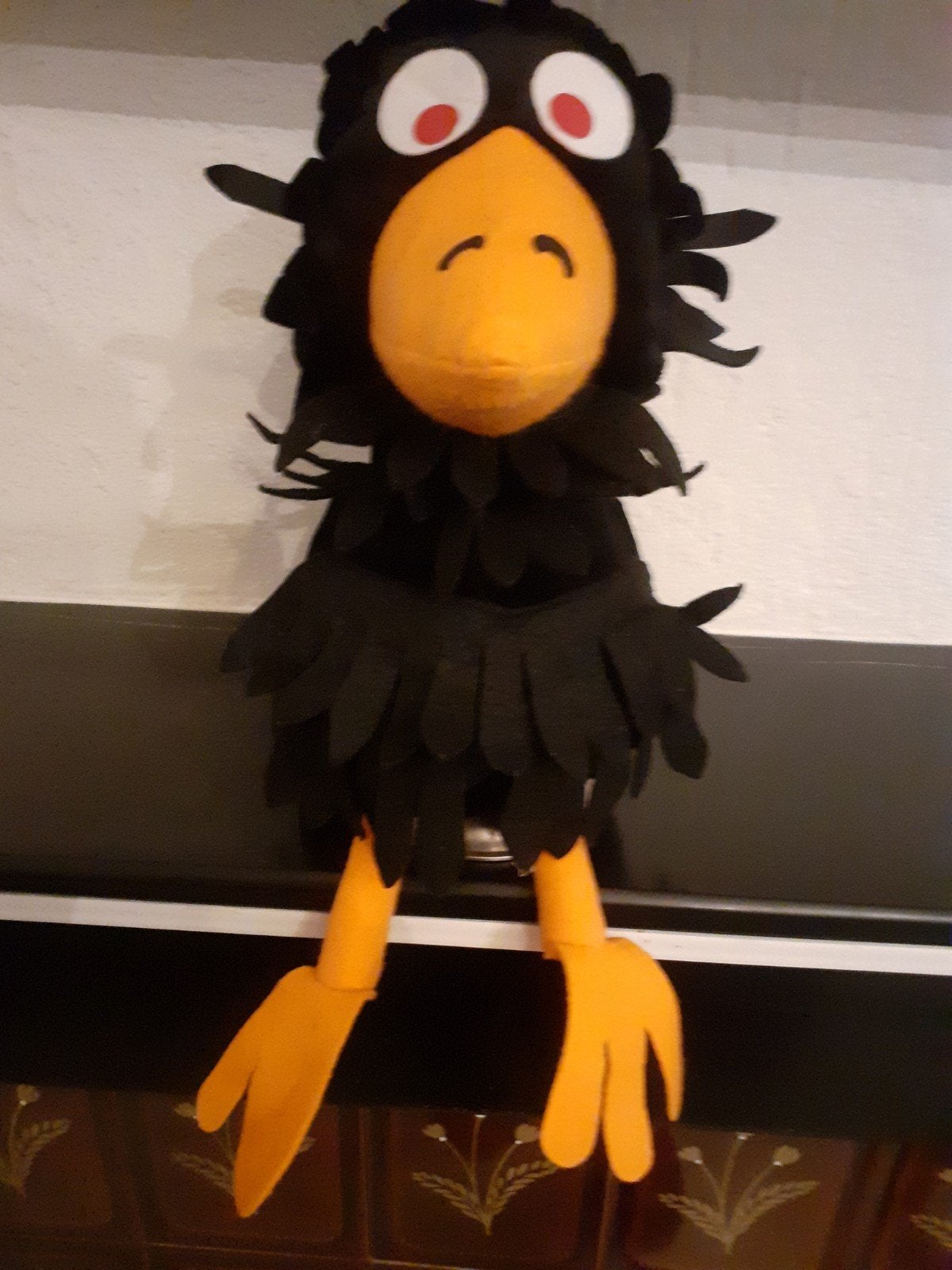 Meneer de Raaf handpop fabeltjeskrant, Ophalen of Verzenden, Zo goed als nieuw, Pop
