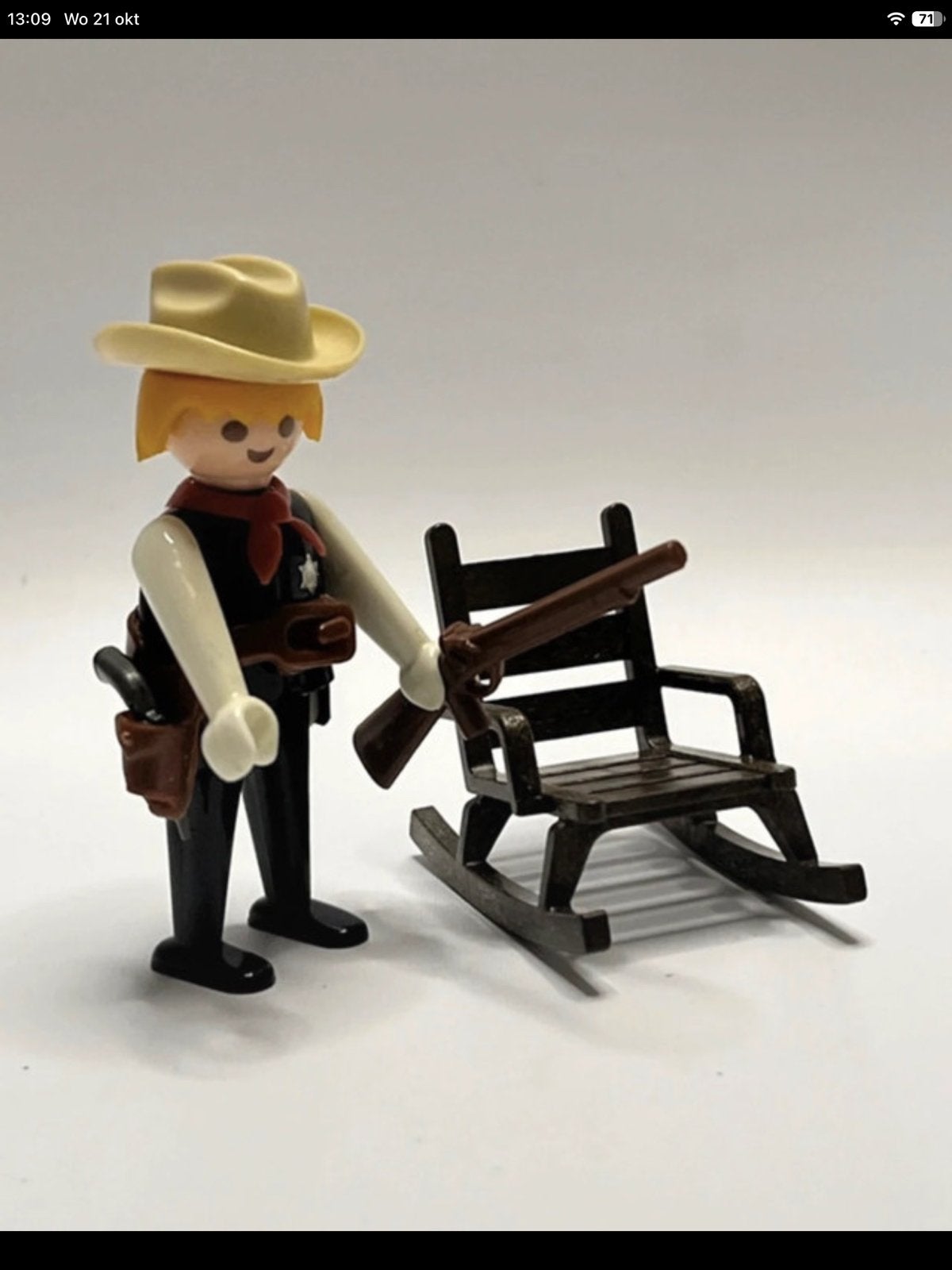 Playmobil Western set met cowboy en meubels, Ophalen of Verzenden, Gebruikt