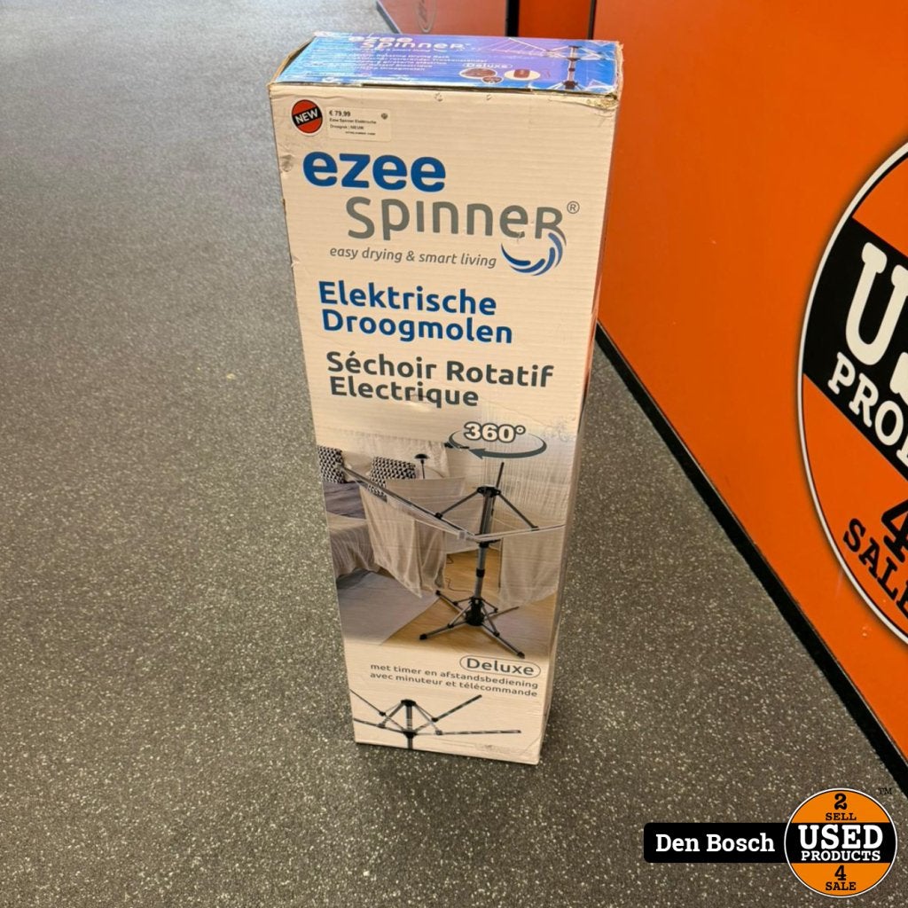 Ezee Spinner Elektrische Droogrek | NIEUW, Witgoed en Apparatuur, Strijkijzers en Strijkplanken, Ezcoo, Gebruikt, Info@ezcoo.com