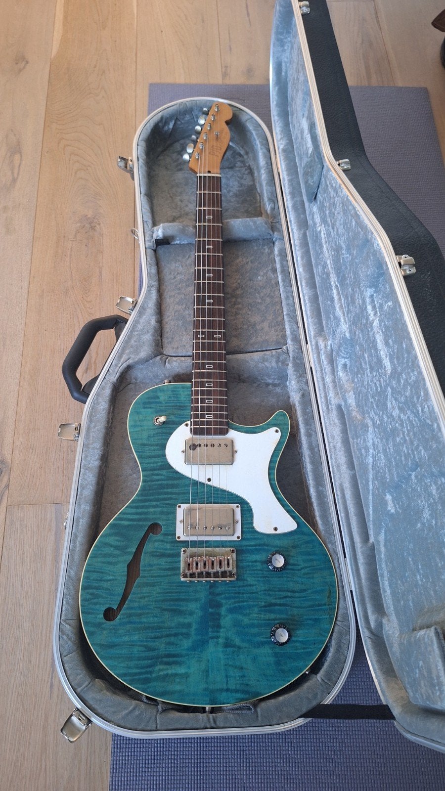 PJD Carey Elite semi-hollow body - als nieuw, Ophalen, Nieuw, Semi-solid body, Overige merken