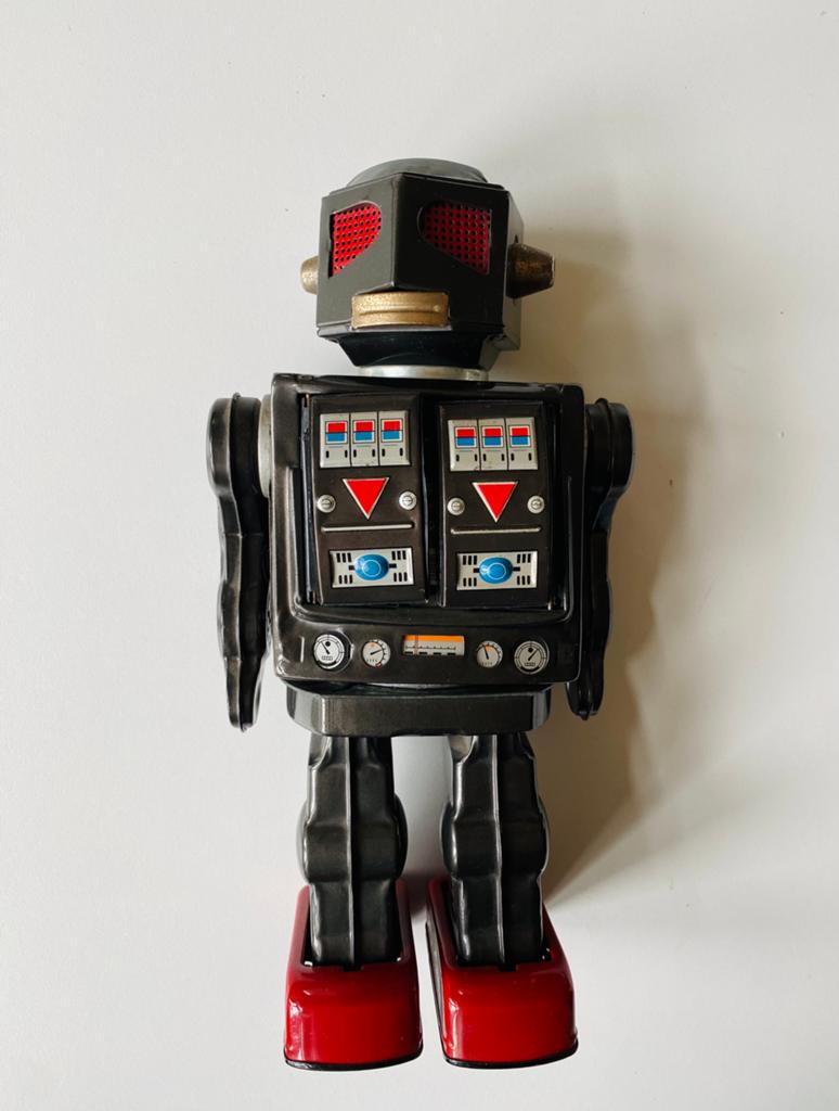 Rotate-O-Matic Super Astronaut robot van blik , jaren 60, Ophalen of Verzenden