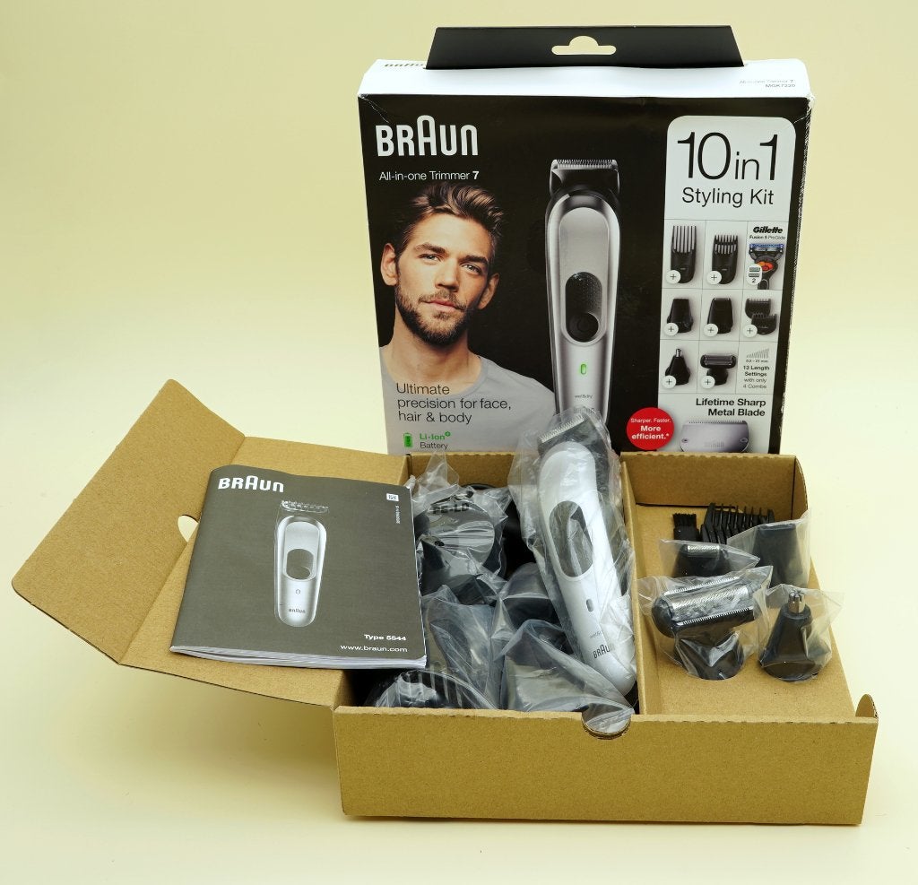 Braun MGK7220 All-in-one Trimmer 7 10-in-1 Set, Sieraden, Tassen en Uiterlijk, Tondeuse, ., Ophalen of Verzenden, Zo goed als nieuw