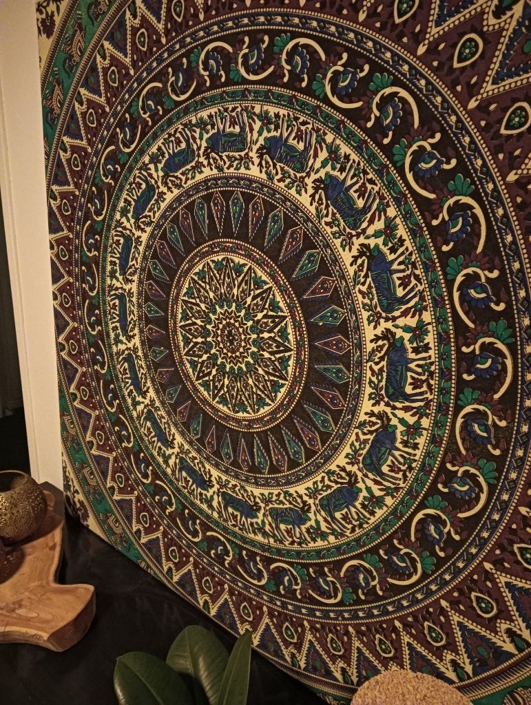 Mooie mandala wanddeco ., Ophalen, Nieuw, Handgemaakt, Decoratieobject