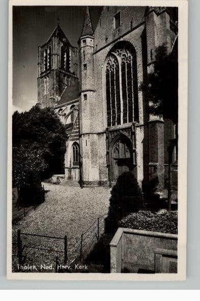Tholen Ned herv kerk st 1947, Verzamelen, Ansichtkaarten | Nederland, Gelopen, Zeeland, 1940 tot 1960, Verzenden