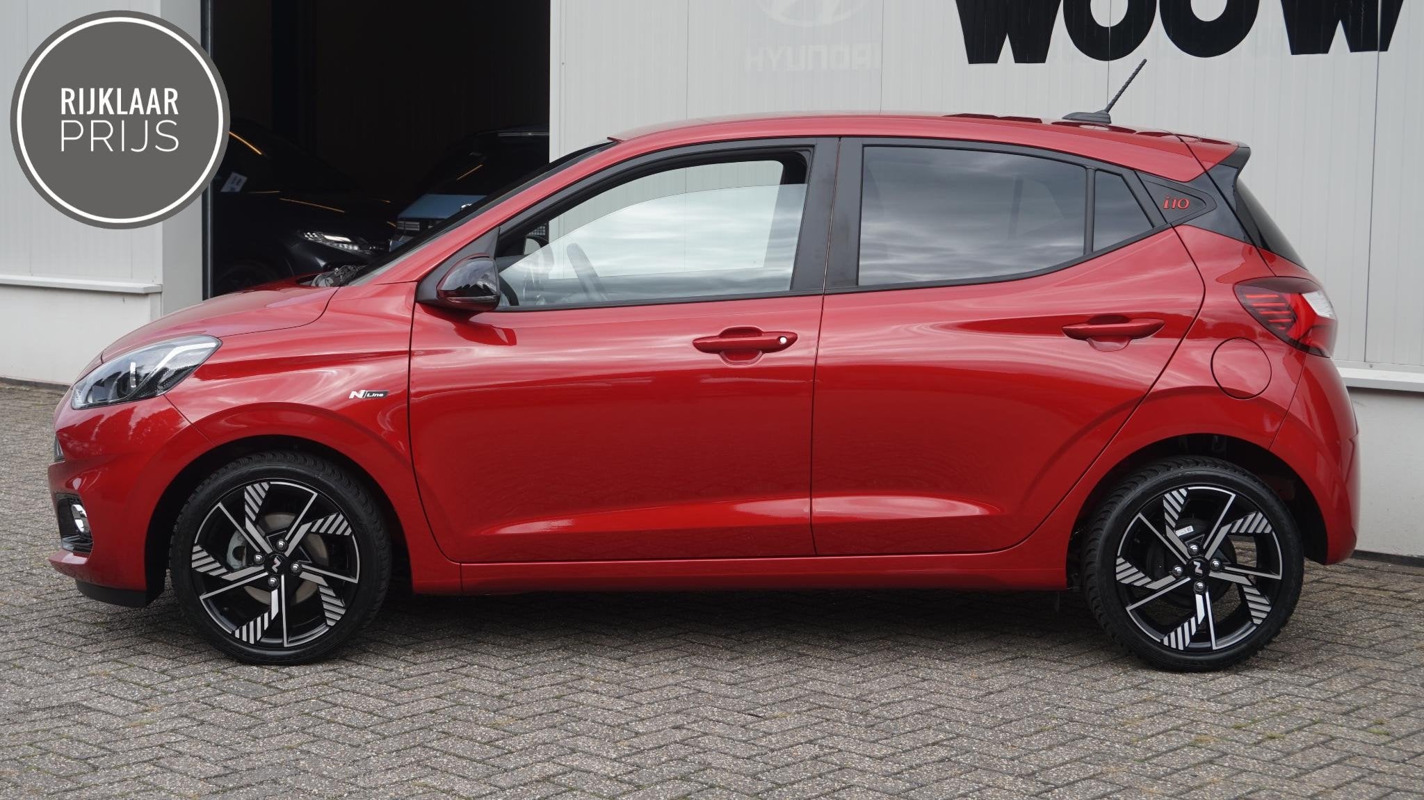 Hyundai i10 1.2 MPI N-Line Rijklaarprijs, Auto's, Stof, Gebruikt, Euro 6, 4 cilinders