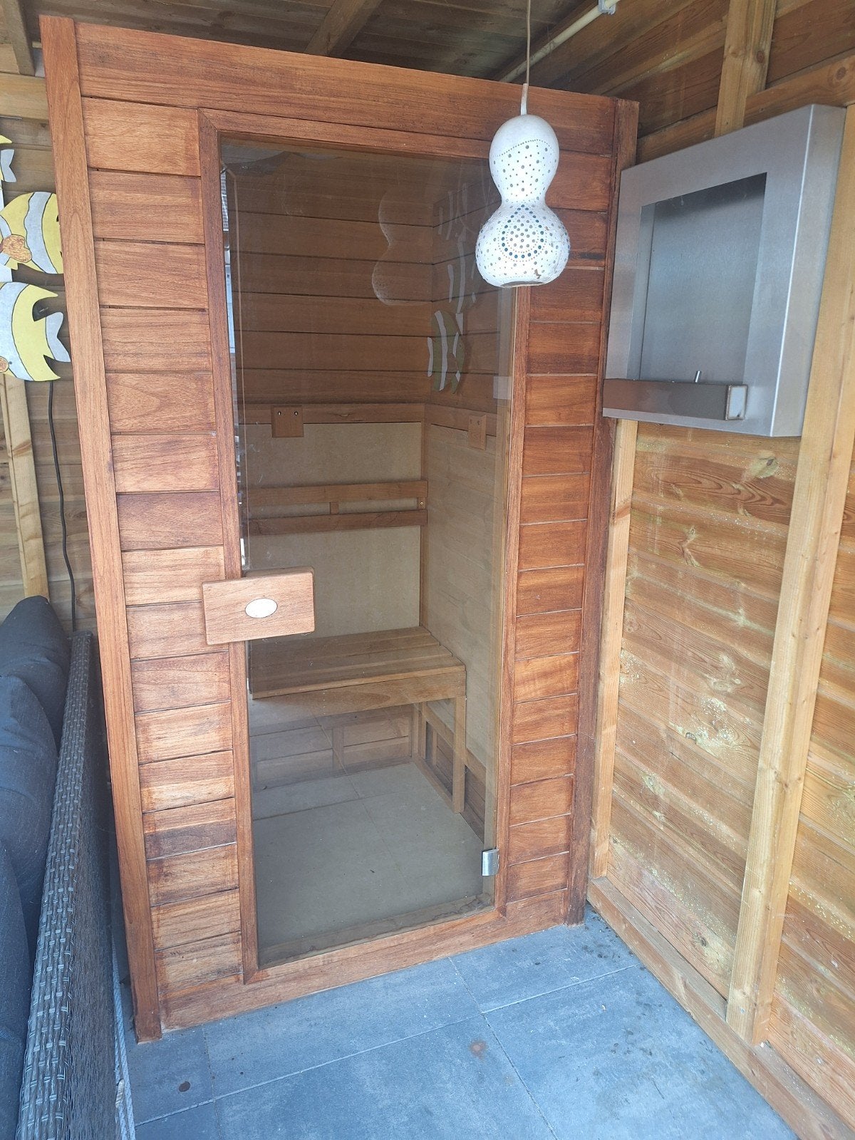 Sauna voor Thuis, Ophalen, Gebruikt, Infrarood, Complete sauna
