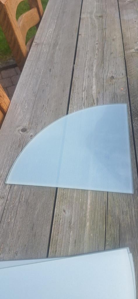 Glazen Legplanken voor decoratie, hoek model, Huis en Inrichting, Woonaccessoires | Overige, Ophalen, Glas