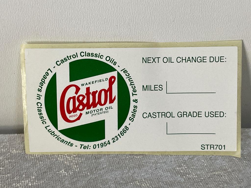 Castol sticker nieuw, Verzenden, Nieuw