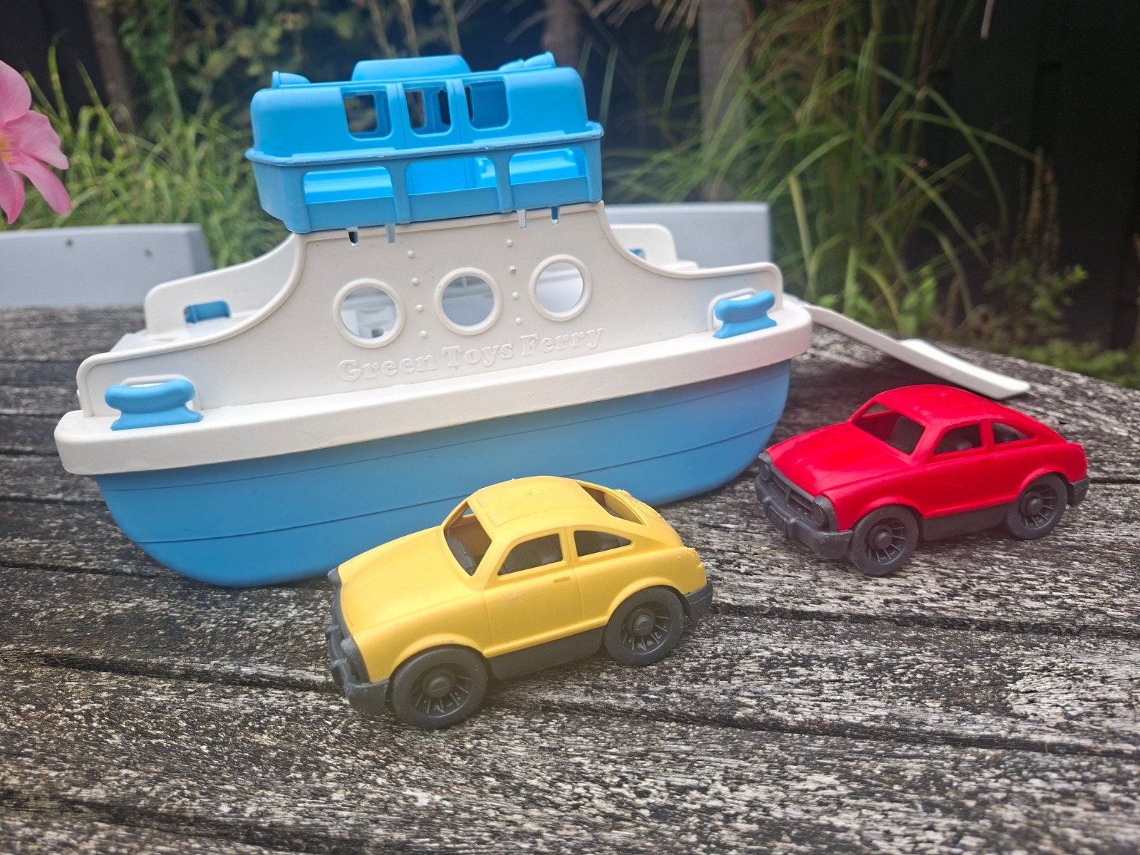 Greentoys Ferry boot + 2 auto's, Overige merken, Ophalen of Verzenden, Zo goed als nieuw, Inclusief accessoires