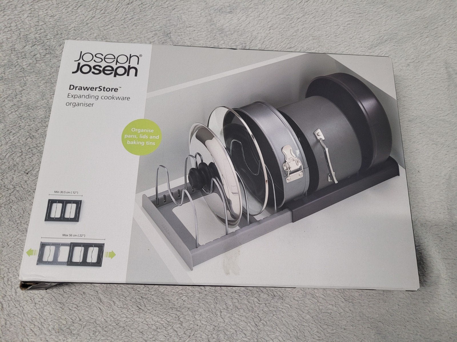 Joseph Joseph DrawerStore Uitschuifbare Pannenrek, Overige typen, Kunststof, Ophalen of Verzenden, Grijs