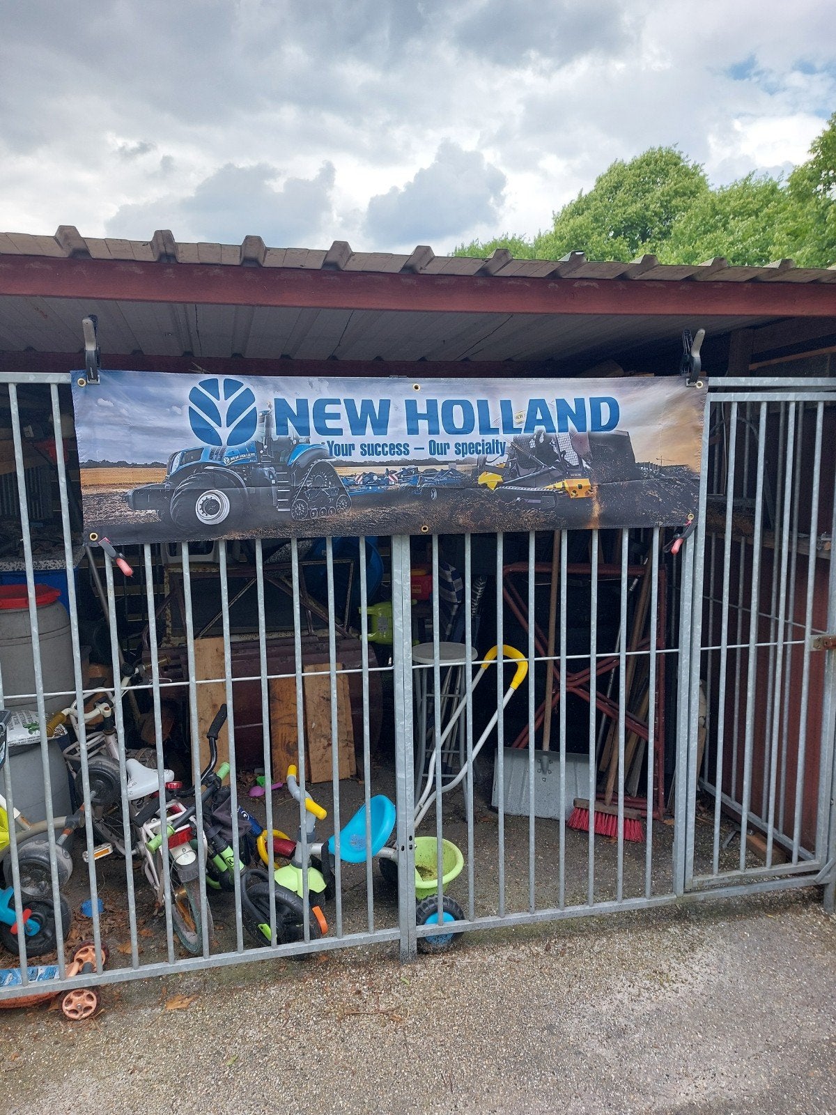 NEW HOLLAND BANNER 45X180CM, Ophalen of Verzenden
