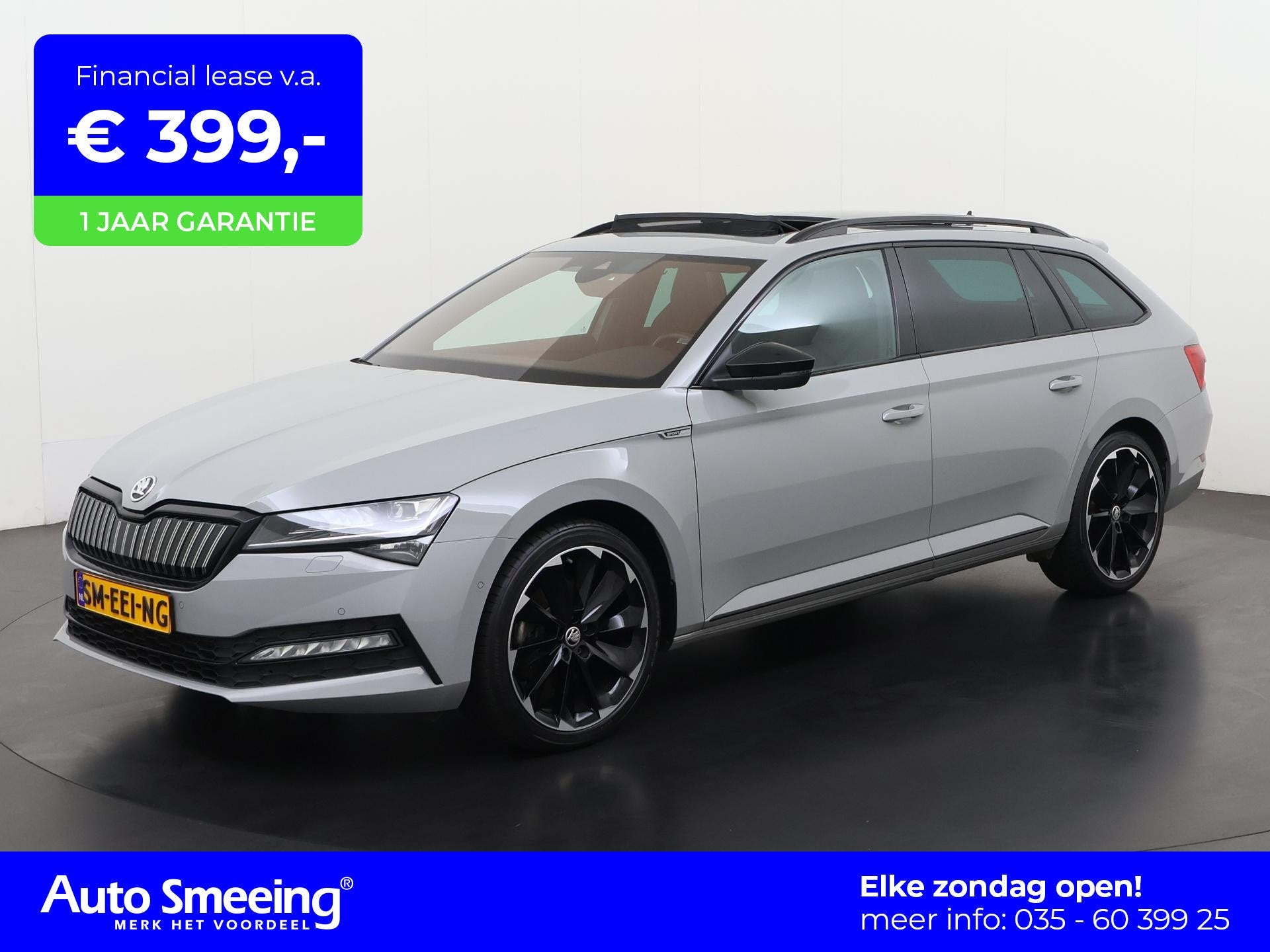 Skoda Superb Combi 1.4 TSI iV Sportline | Panoramadak | Trek, Auto's, Gebruikt, Euro 6, 4 cilinders, Alcantara