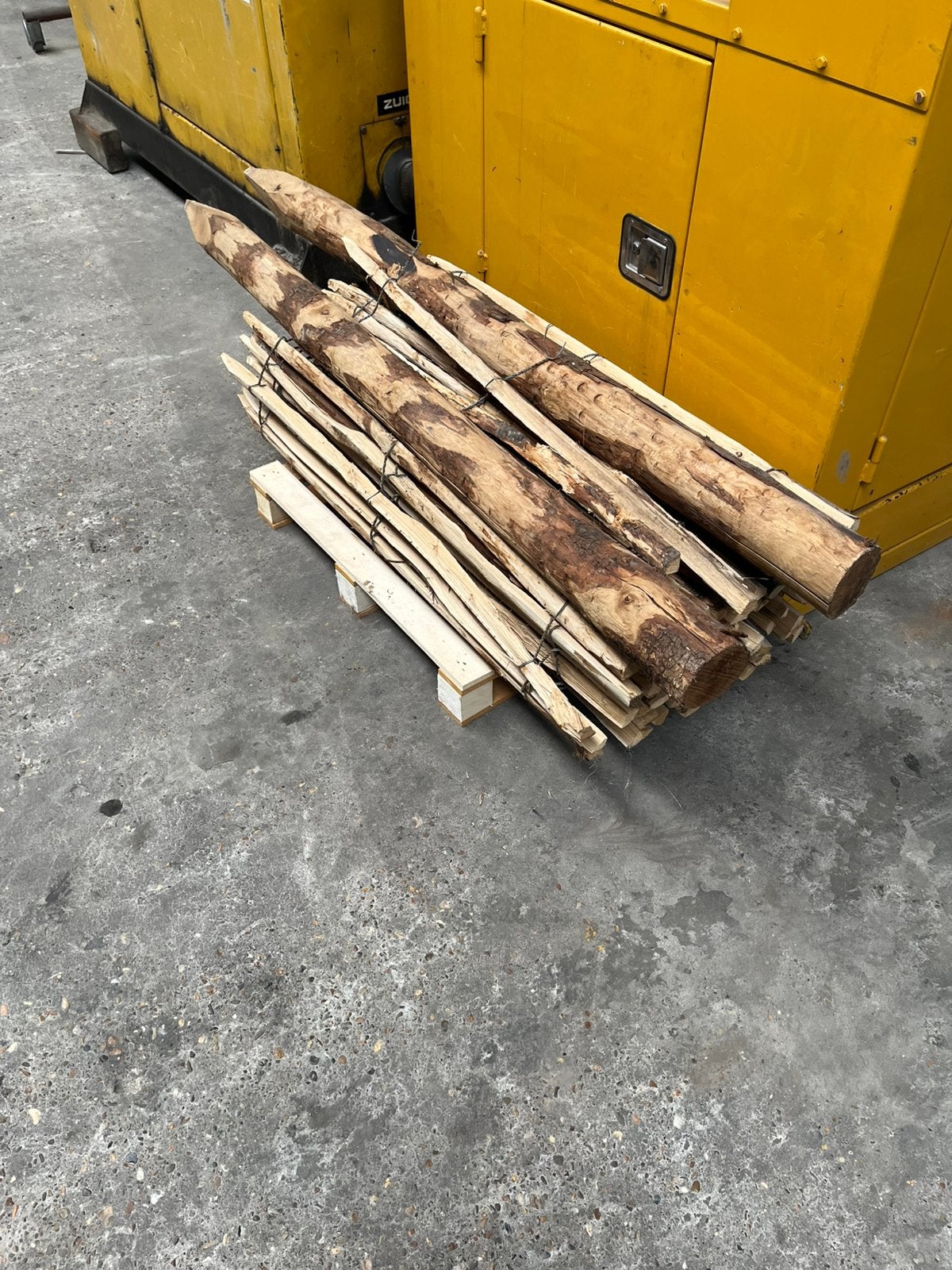 Kastanje houten frans hekwerk, Ophalen, Hout, Tuinhek