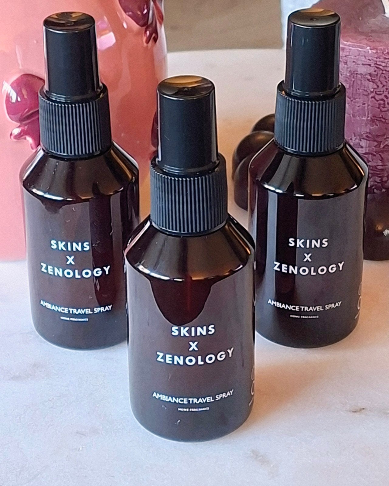 Set van 3 nieuwe: Skins x Zenology - Ambiance Travel Spray, Ophalen of Verzenden, Nieuw