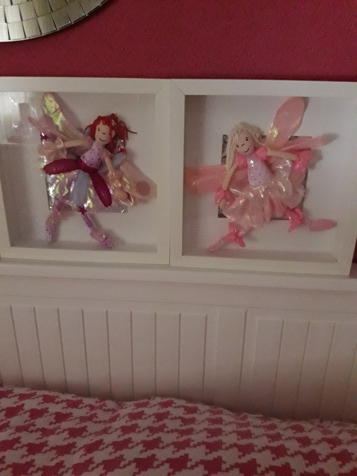 Lijstjes met elfjes., Ophalen of Verzenden, Minder dan 50 cm, Schilderij