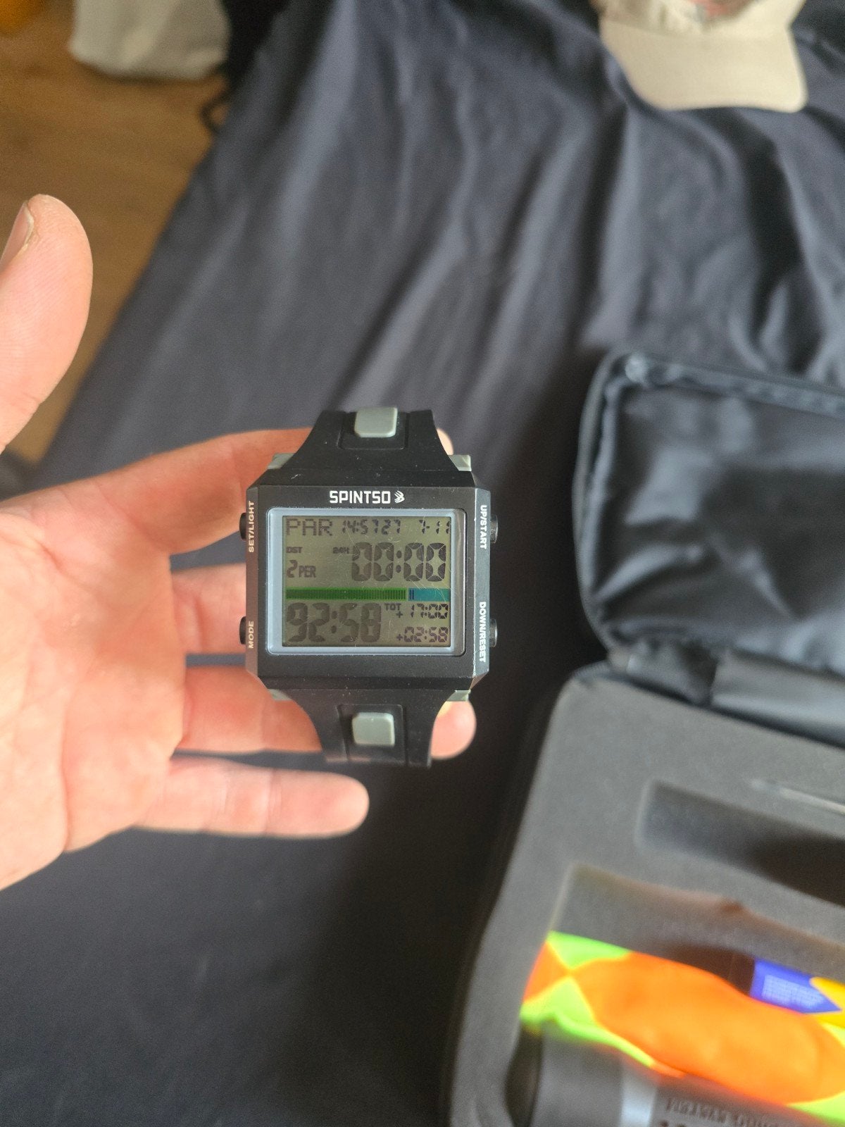 Spintso Scheidsrechters Horloge - Zwart, Zo goed als nieuw, Ophalen of Verzenden, Zo goed als nieuw, Zwart, Spintso