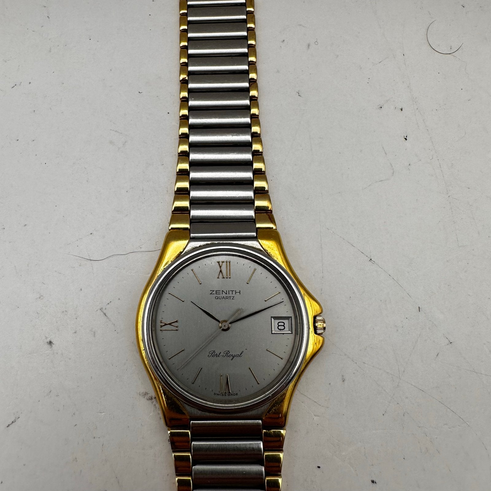 Zenith Quartz Port Royal Horloge - Goud/Staal, Overige merken, Staal, Staal, Verzenden