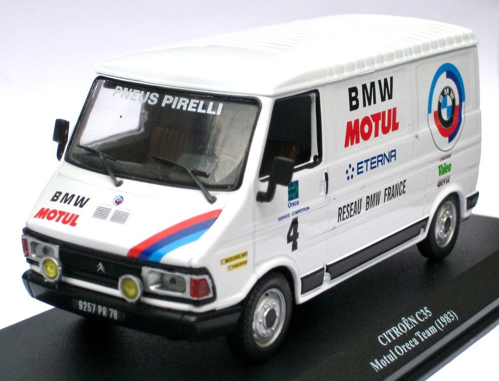 Citroen C35 serie 2 Rallyteam BMW Mosul Oreca Altaya 1:43, Hobby en Vrije tijd, Ophalen of Verzenden, Nieuw, Auto, Overige merken