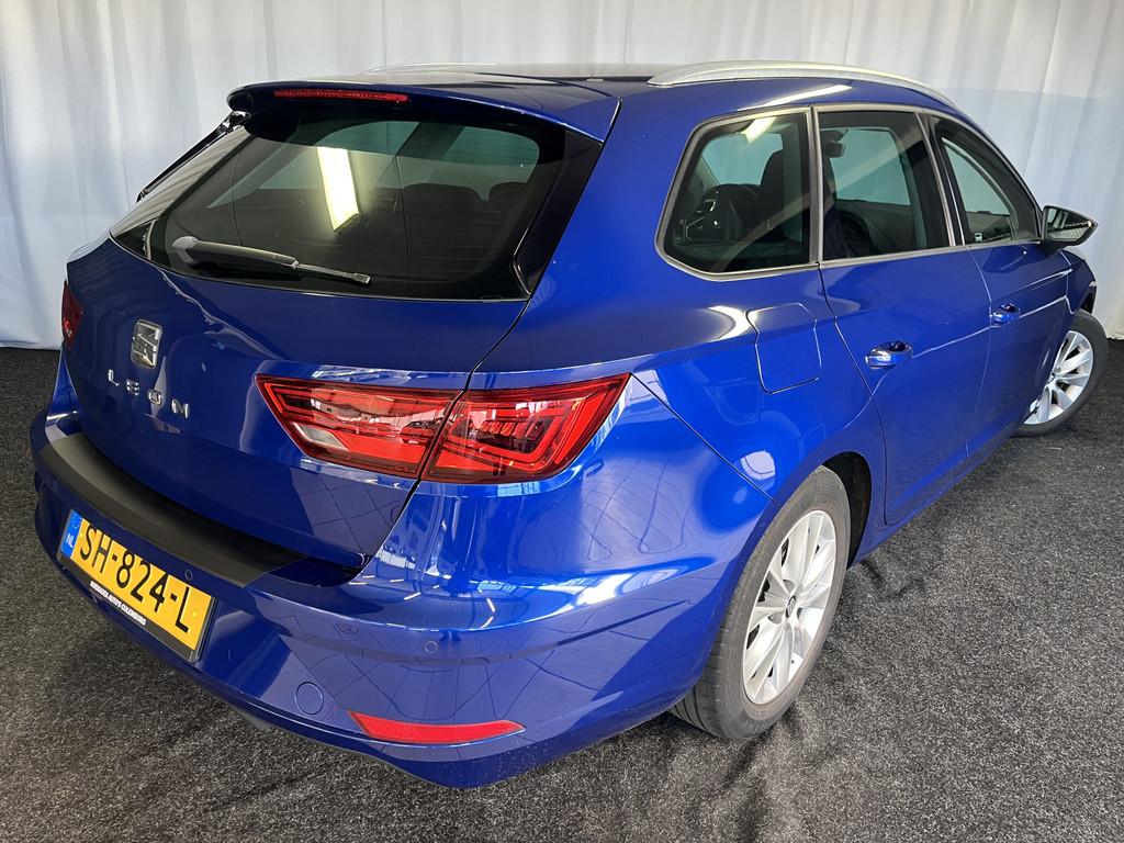 SEAT Leon ST 1.0 EcoTSI Style Business Intense ECC/STOELVERW, Stof, Gebruikt, Automatische klimaatregeling, Met garantie (alle)