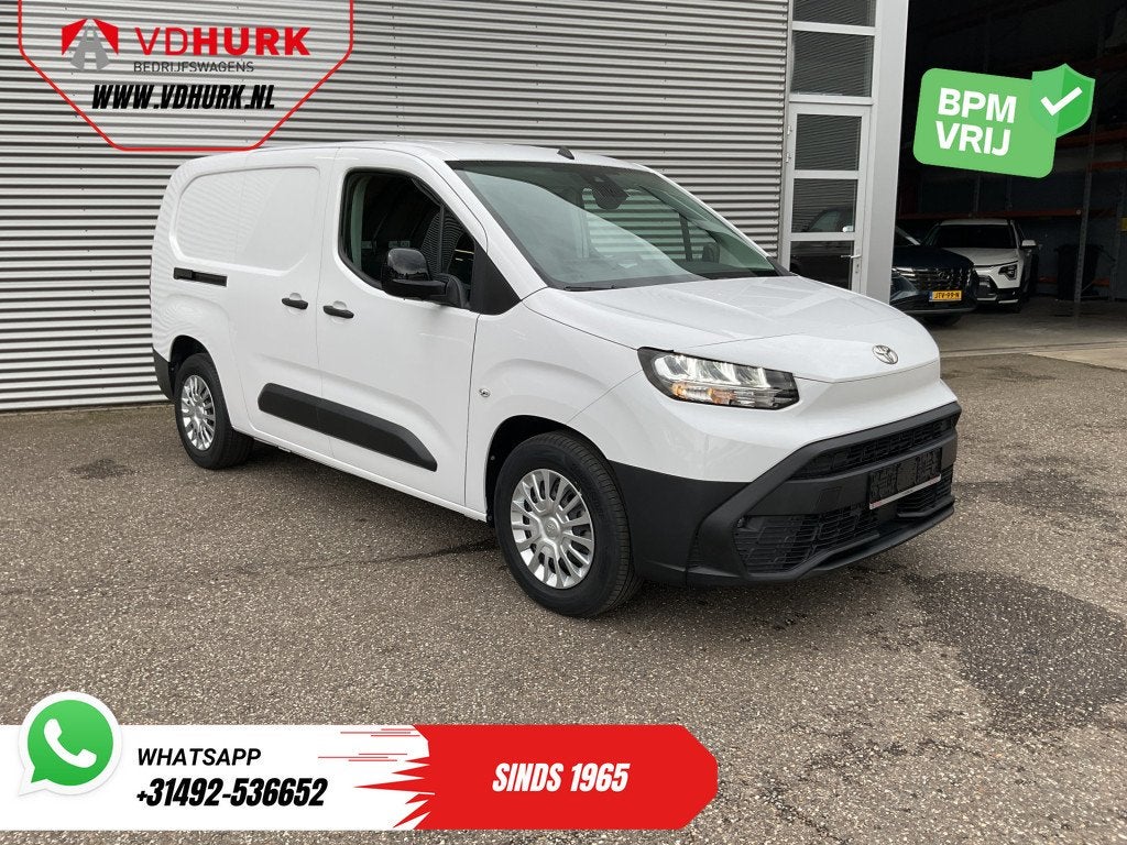 Toyota PROACE CITY Electric L2 50 kWh 340km WLTP Snellader/, Auto's, Stof, Gebruikt, Wit, Origineel Nederlands