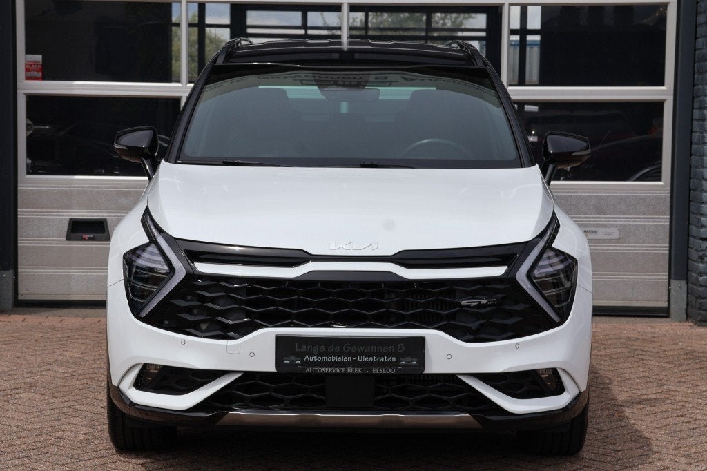 Kia SPORTAGE 1.6 T-Gdi MHEV automaat GT line, leder, harman, Auto's, Gebruikt, Wit, Leder, SUV of Terreinwagen