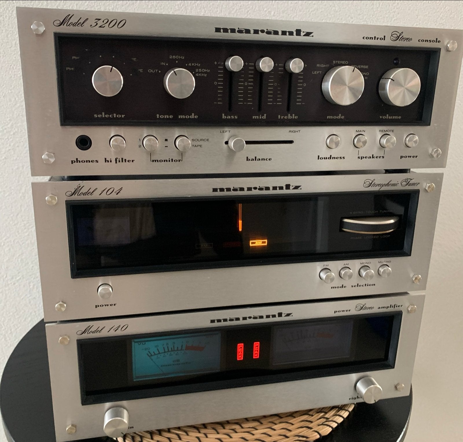 Marantz Vintage Stereo Set: Model 3200, 104, 140, Audio, Tv en Foto, Stereo-sets, Gebruikt, Tuner of Radio, Losse componenten