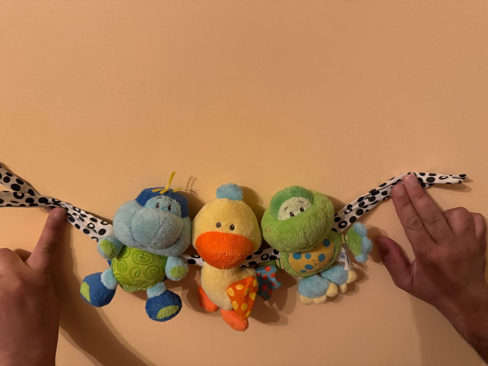 Leuke baby mobiel met knuffels, Kinderen en Baby's, Ophalen of Verzenden, Gebruikt, Mobiel