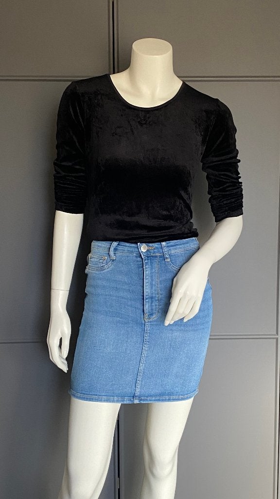 Jeans rokje kort 36, Kleding | Dames, Ophalen of Verzenden, Zo goed als nieuw, Maat 36 (S), Boven de knie