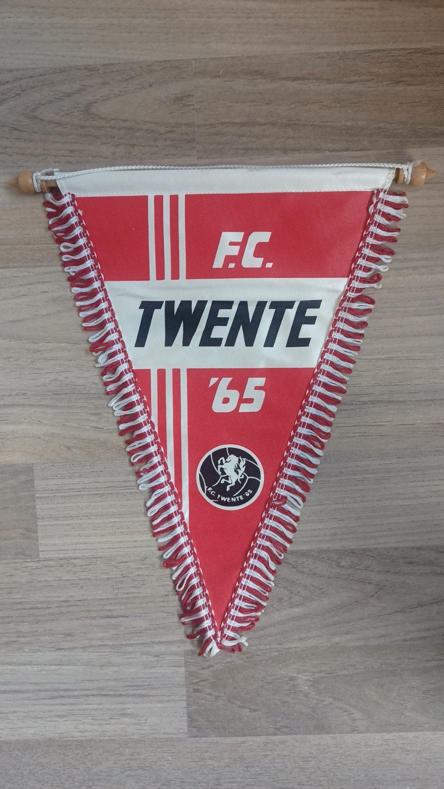 FC Twente '65 Vaantje - Vintage, Ophalen of Verzenden, Gebruikt, F.C. Twente, Vaantje of Sjaal