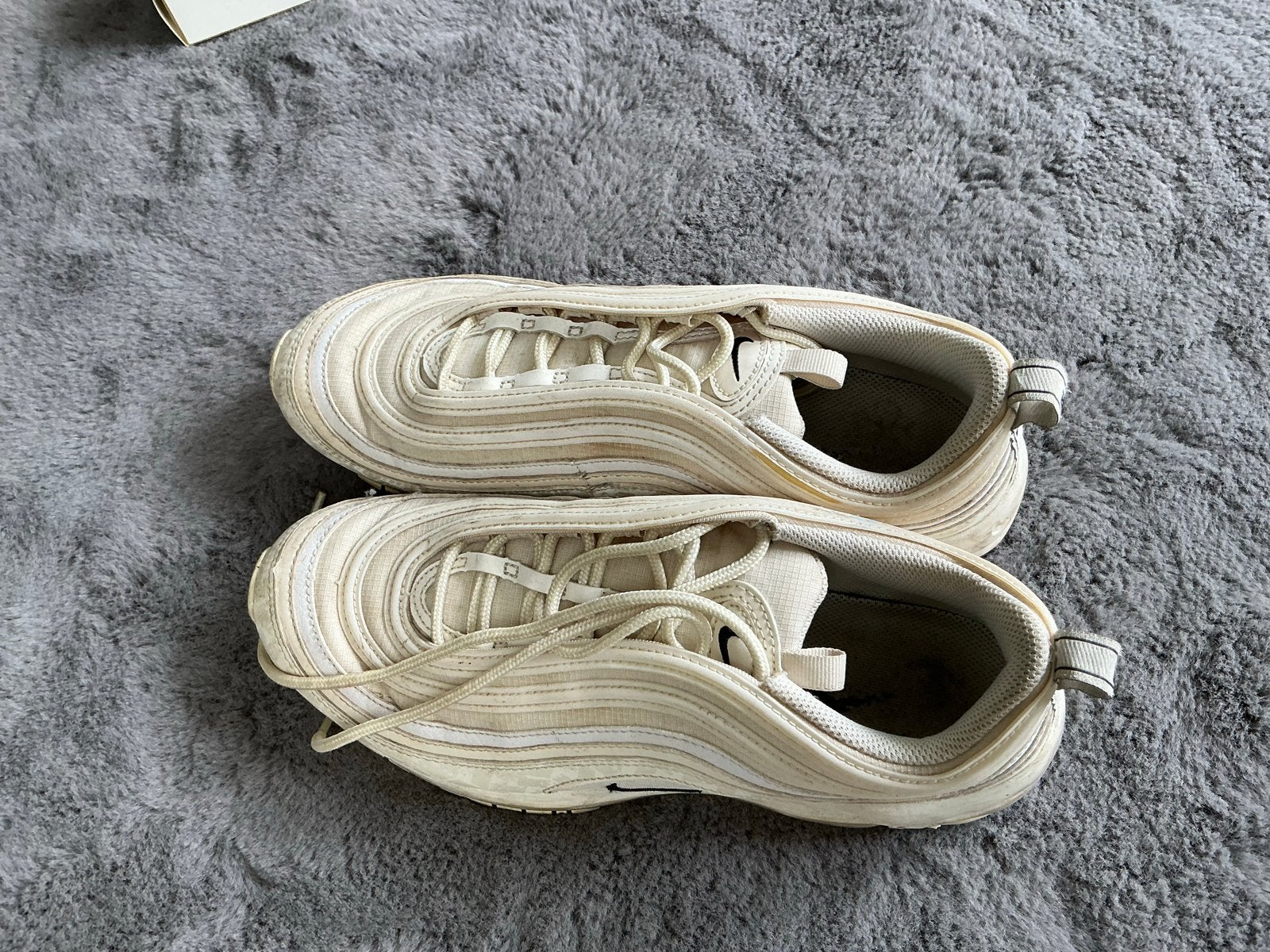 Nike Air Max 97 sneakers - Crème, Kleding | Dames, Schoenen, Ophalen of Verzenden, Gedragen, Beige, Sneakers of Gympen